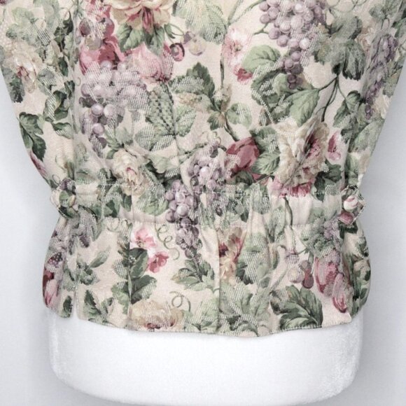 Vintage 90s Northern Traditions Floral Vest  Size M Unisex - Picture 10 of 12